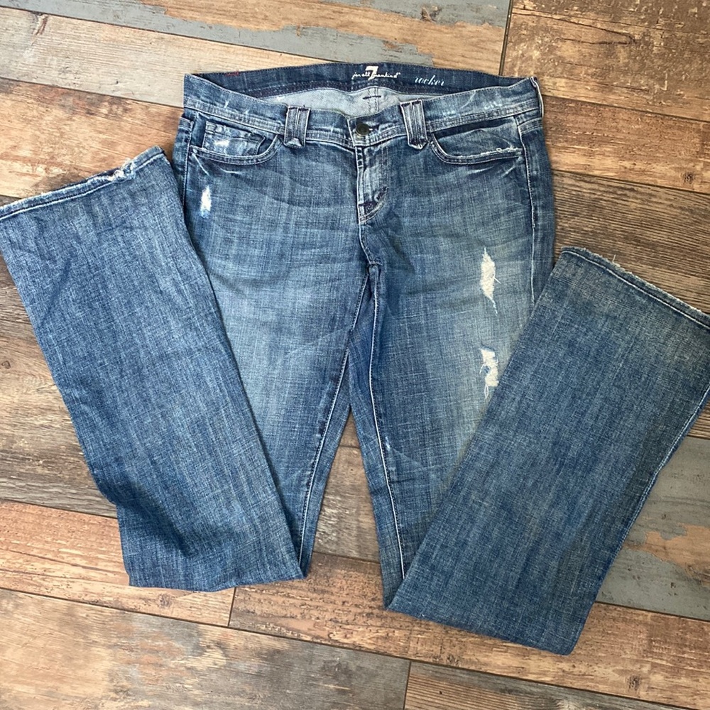 Seven jeans. Nicely worn